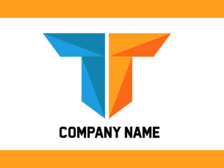 This Letter T logo if you use text-based t logos for your brand