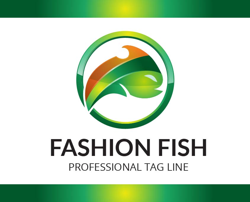 Vector Logo For Fashion Fish