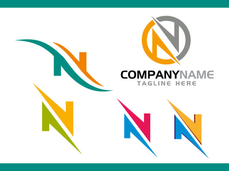 Creative-N-Letter-Logo-Design-Vector