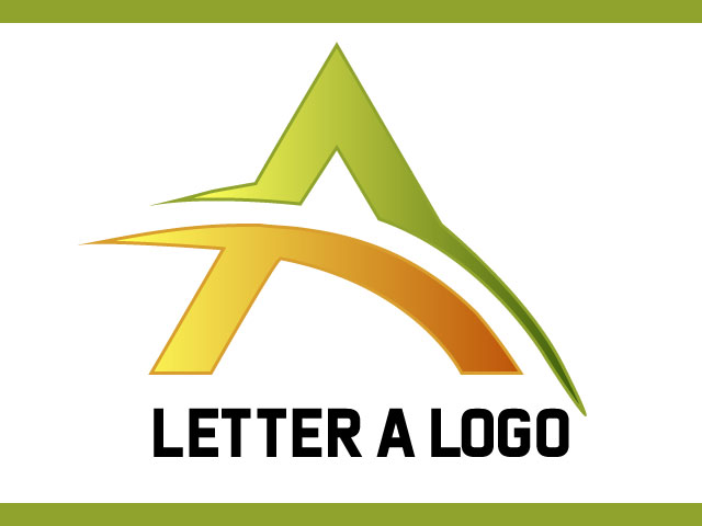 Unique Logo Design Letter a vector free download