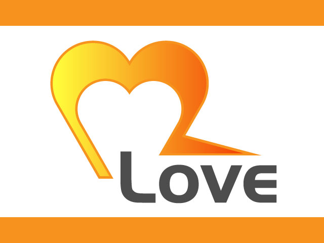 Modern Love Free Logo Design