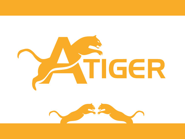 Tiger free vector logo design