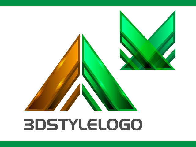Letter M 3D logo design created in Adobe Illustrator free download -  LogoDee Logo Design Graphics Design and Website Design Company