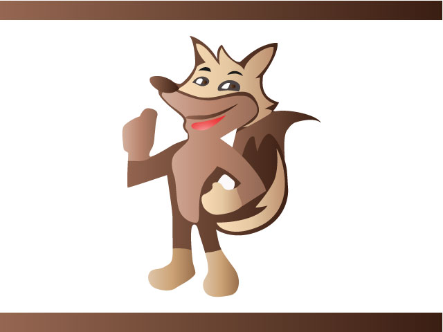 Character Fox Logo Design Vector Free Download