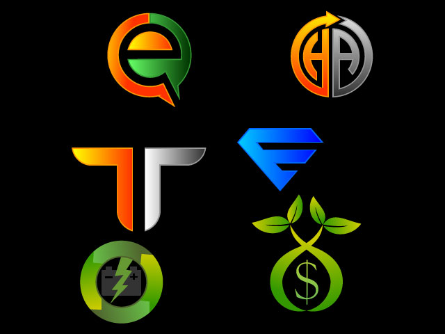 Letter E and letter T letter multiple letter logo design