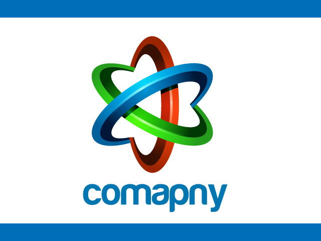 3D logo design for technology business management