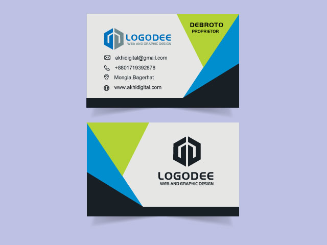 business cards and logo design