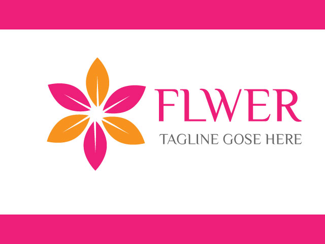 flower care business logo design free vector
