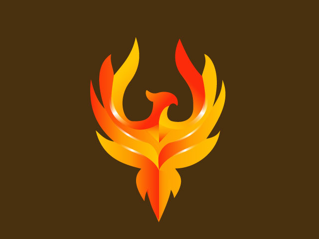 Phoenix Logo Design Vector