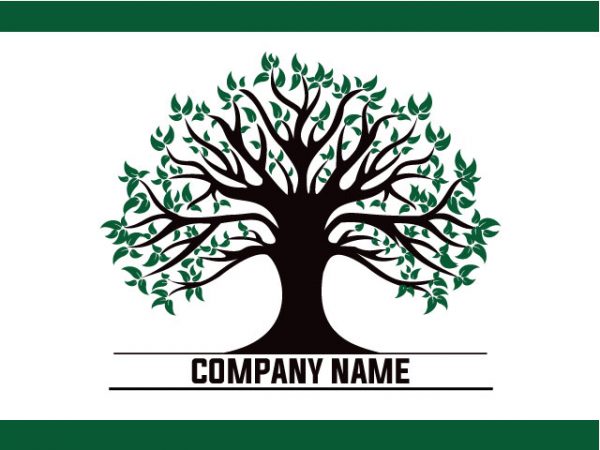 Banyan Tree logo design vector