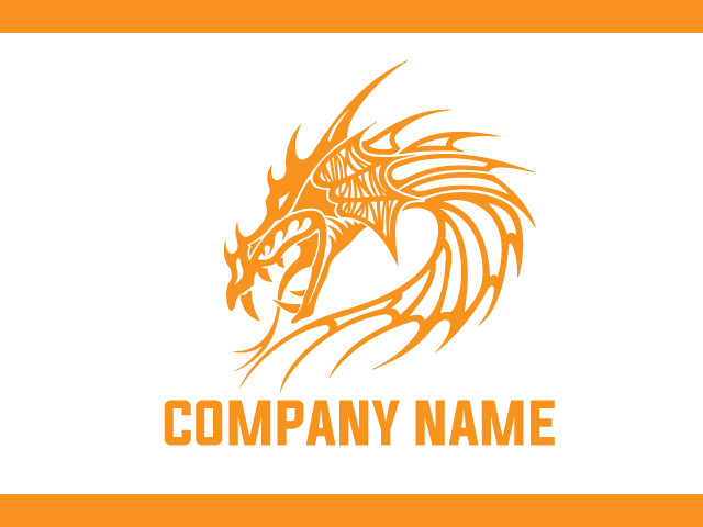 Dragon Logo Design Vector