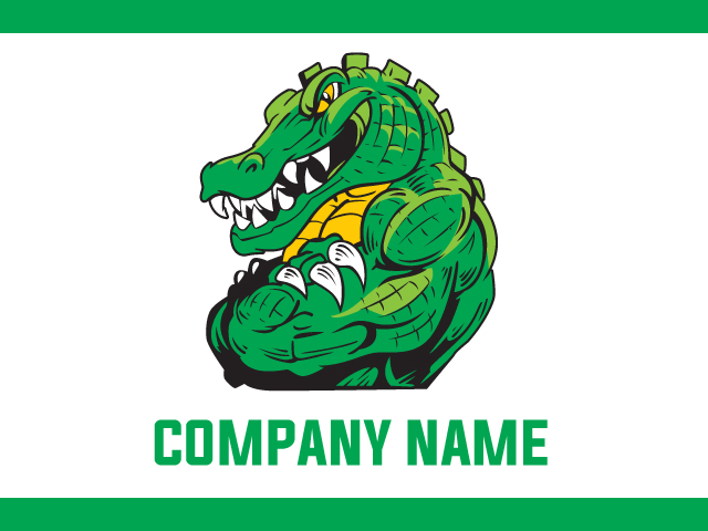 Gator Logo Design Vector