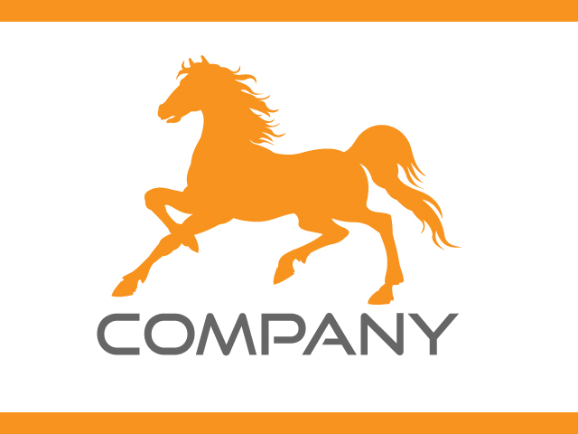 Horse Logo Design Free Vector