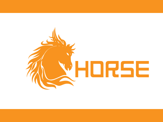 Horse animal Logo Design Vector