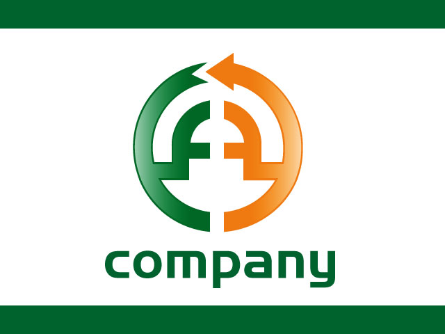 letter A corporate business logo design