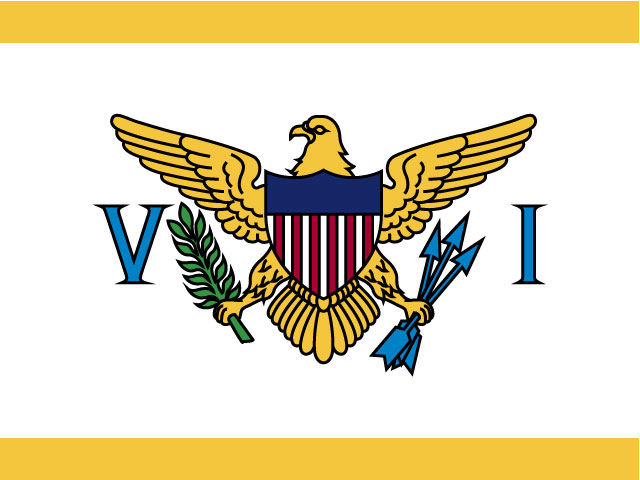 Vector Logo Design For Flag of Virgin Islands