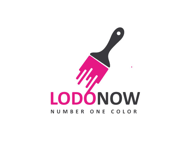 Color Brush Logo Design Free Download Vector File