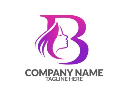 Creative letter b beauty logo design vector file free download ...