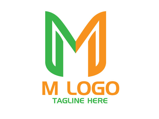 MM Logo. Monogram Letter MM Logo Design Vector Stock Vector
