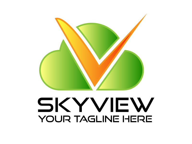 Skyview digital online multiple business logo design ideas vector