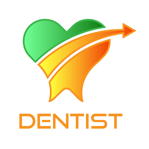 Dental company Dentistry colorful gradient logo template