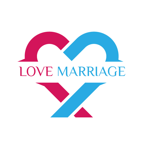 Love marriage logo Template