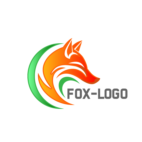 Fox logo design animal business online logo design vector file format