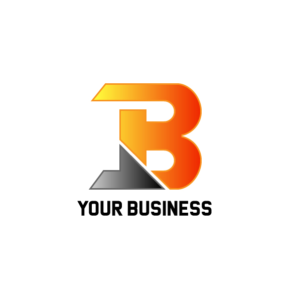 B letter professional logo making for multiple business